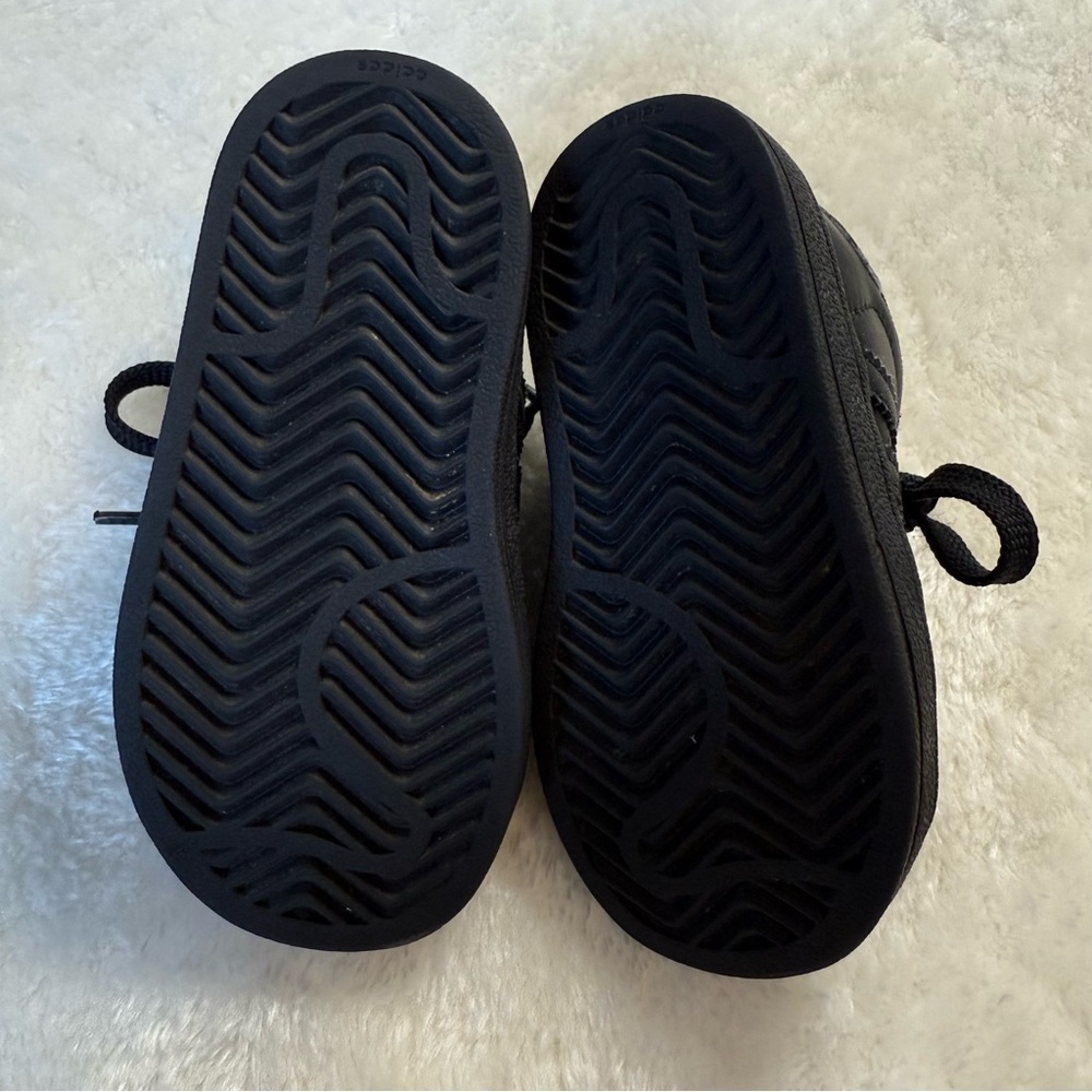 Adidas Baby Black Sneakers Size 6 - Picture 5 of 6